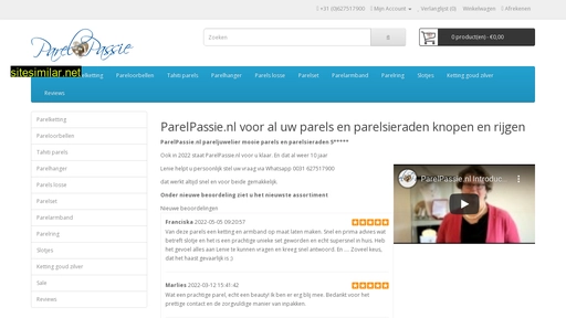 parelpassie.nl alternative sites
