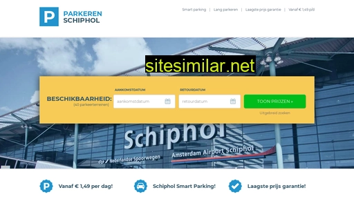 parkerenschiphol.nl alternative sites