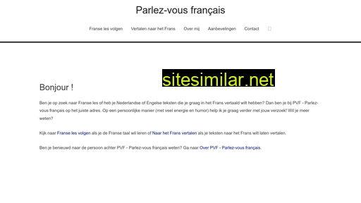 parlezvousfrancais.nl alternative sites