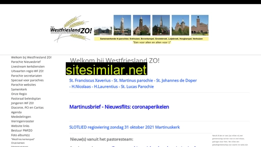 parochieswestfrieslandzo.nl alternative sites