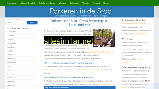 parkerenindestad.nl alternative sites