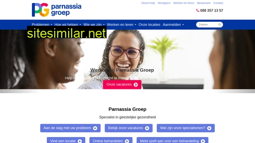 parnassiagroep.nl alternative sites