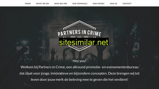 Partners-in-crime similar sites