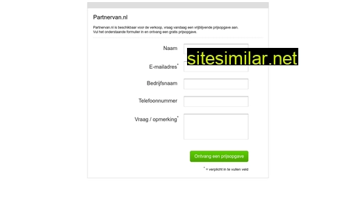 partnervan.nl alternative sites