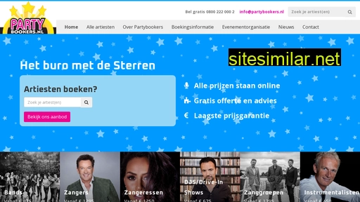 partybookers.nl alternative sites