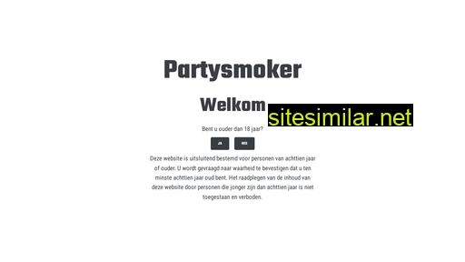 partysmoker.nl alternative sites