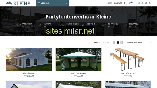 partytentenverhuurkleine.nl alternative sites