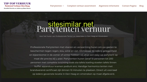 partytentverhuurdenhaag.nl alternative sites