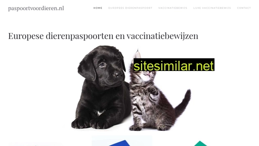 paspoortvoordieren.nl alternative sites