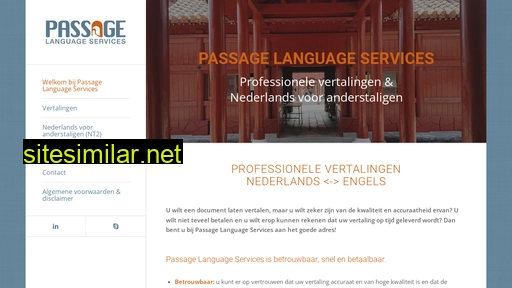 passagelanguageservices.nl alternative sites