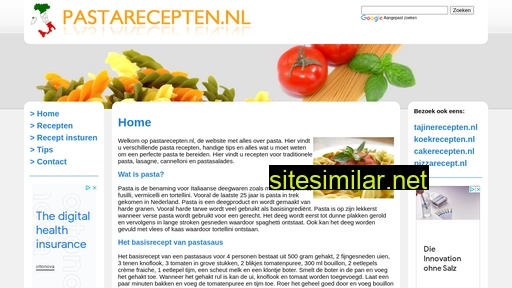 pastarecepten.nl alternative sites