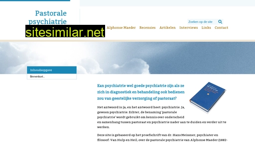 pastoralepsychiatrie.nl alternative sites
