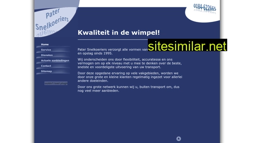 pater-snelkoeriers.nl alternative sites