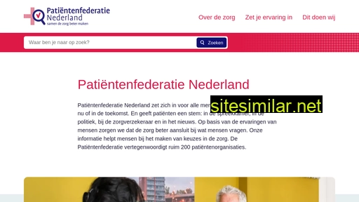 patientenfederatie.nl alternative sites