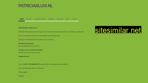 patriciasluis.nl alternative sites