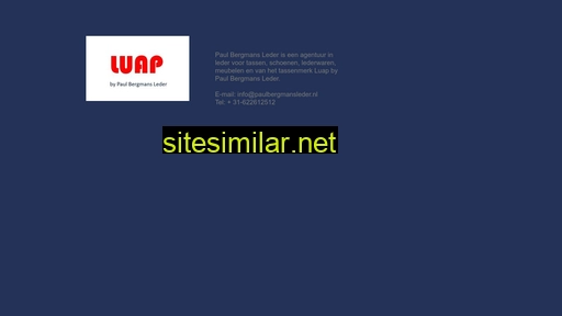 paulbergmansleder.nl alternative sites