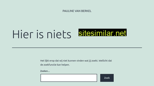 paulinevanberkel.nl alternative sites