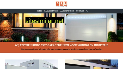 pbmgaragedeuren.nl alternative sites