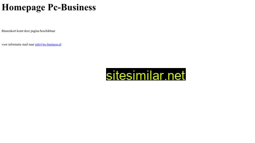pc-business.nl alternative sites