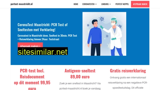 pcrtest-maastricht.nl alternative sites