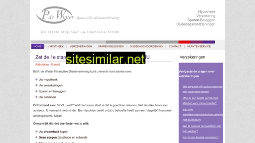 pdewinter.nl alternative sites