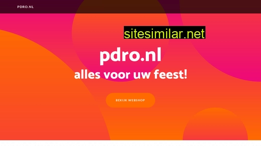 pdro.nl alternative sites