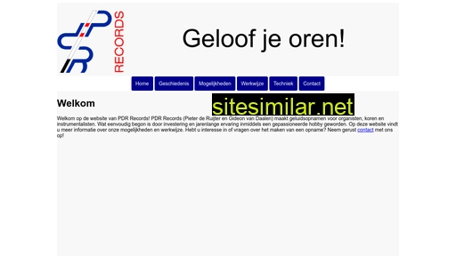 pdrrecords.nl alternative sites