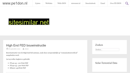 pe1don.nl alternative sites