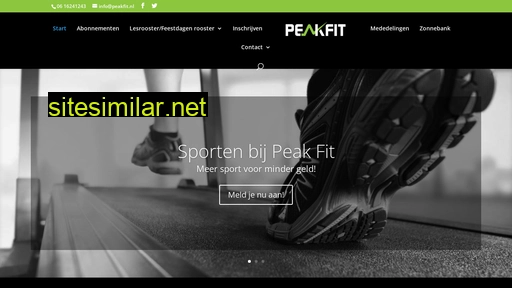 Peakfit similar sites