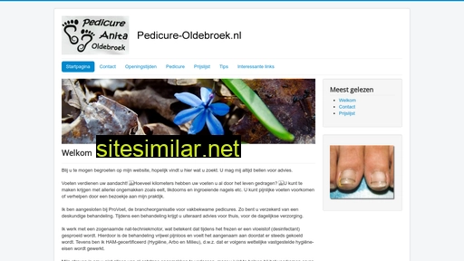 pedicure-oldebroek.nl alternative sites