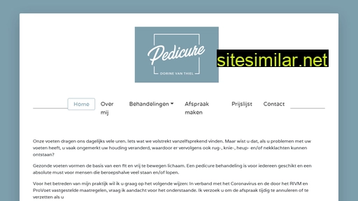 pedicuredorinevanthiel.nl alternative sites