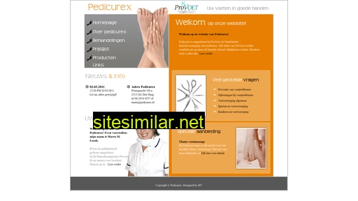 pedicurex.nl alternative sites