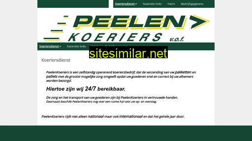 peelenkoeriers.nl alternative sites