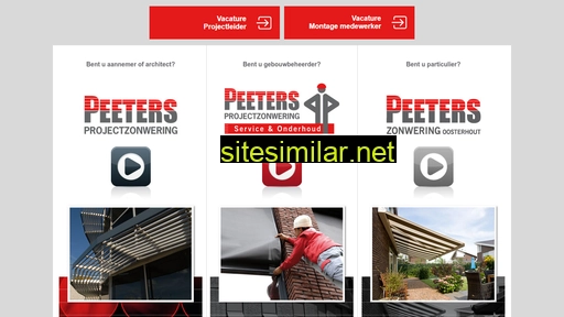 peeterszonwering.nl alternative sites