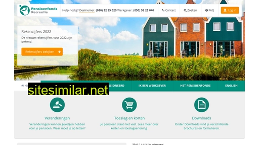 pensioenfondsrecreatie.nl alternative sites