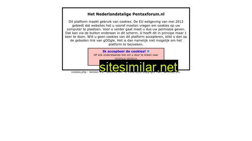 pentaxforum.nl alternative sites
