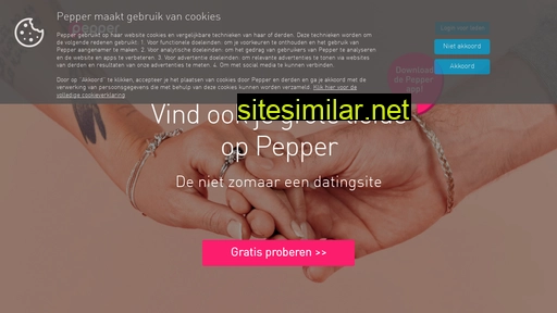 Pepper-acceptatie similar sites
