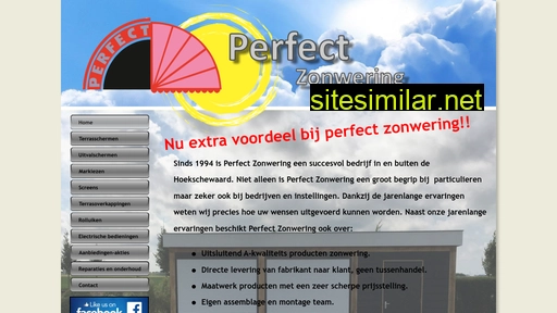 perfectzonwering.nl alternative sites