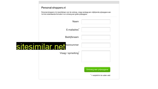 personal-shoppers.nl alternative sites