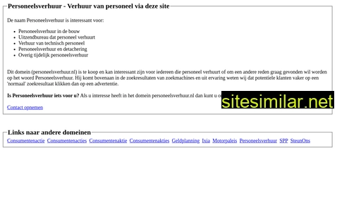 personeelsverhuur.nl alternative sites