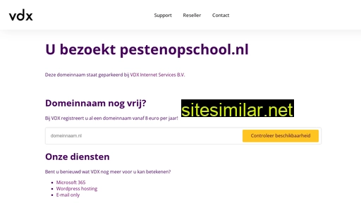 pestenopschool.nl alternative sites