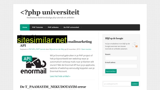 phpuniversiteit.nl alternative sites
