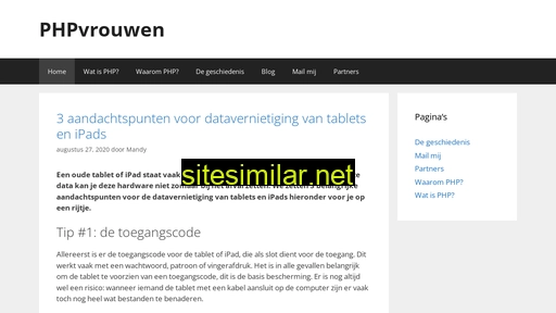phpvrouwen.nl alternative sites