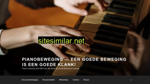 pianobeweging.nl alternative sites
