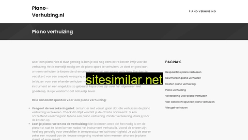 piano-verhuizing.nl alternative sites