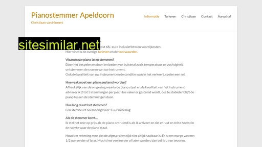 pianostemmer-apeldoorn.nl alternative sites