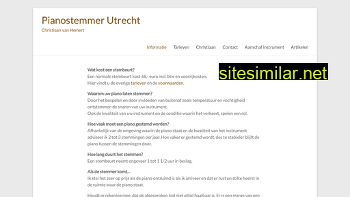 pianostemmer-utrecht.nl alternative sites