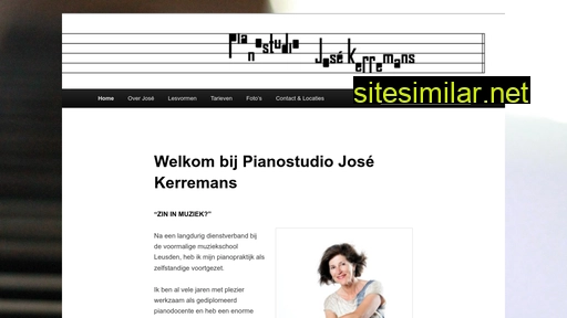 pianostudiojosekerremans.nl alternative sites