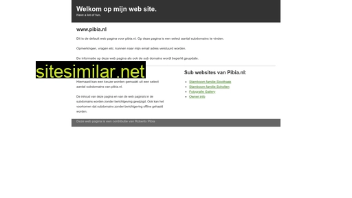 pibia.nl alternative sites