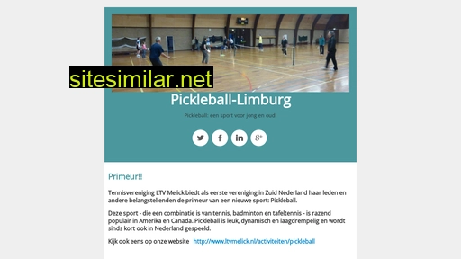 pickleball-limburg.nl alternative sites